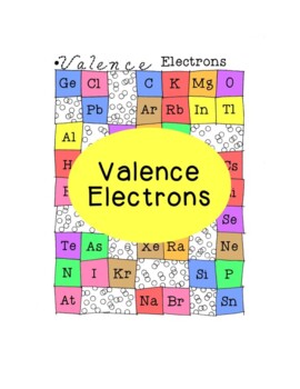 valence electron color by number teaching resources tpt