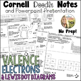 Valence Electrons Lewis Dot Diagrams Doodle Notes | Cornell Notes