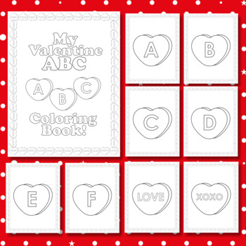 Valentine ABC Coloring Book by Super Simple Homeschool | TpT