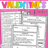 Valentine Activities Prefix Practice