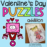 Valentine's Day Addition Puzzles