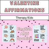 Valentine Affirmations-Positive Affirmations-English and Spanish