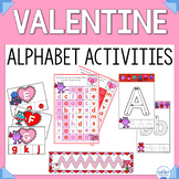 Valentine Alphabet Activities | February Alphabet Morning Bins