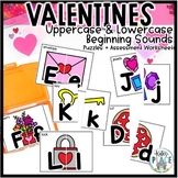 Valentine Alphabet Activities Puzzles Letter Recognition B