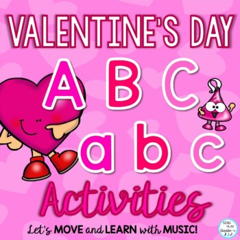 Preview of Valentine Alphabet Letter Activities: Read-Say-Trace, Matching, Recognition