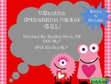 Valentine Articulation Pack /S,R,L/- Speech Therapy