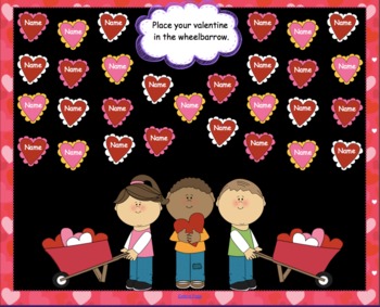 Preview of Valentine Attendance for SMARTBoard Iteractive