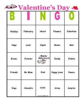 Valentine BINGO Bundle by Lori Jean | TPT