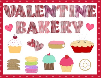 Preview of Valentine Bakery Sign and Menu