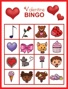 Valentine Bingo Game by Mrs Lam | TPT