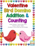 Valentine Bird Domino Counting and Addition