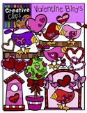 Valentine Clipart Birds {Creative Clips Clipart}
