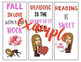 Valentine Bitmoji Bookmarks