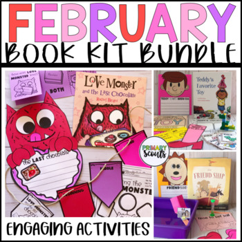 Preview of Valentine Book Companion Craft and Activity BUNDLE