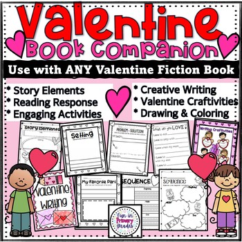 Preview of Valentine Book Companion and Activities with any Fiction Valentine Read Aloud