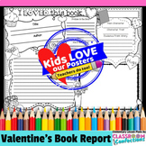 Valentine's Activity : Valentine's Book Report : Doodle St