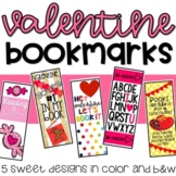 Valentine Bookmarks Valentine's Day Teacher Gift for Stude