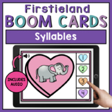 Valentine Boom Cards Counting Syllables Distance Learning