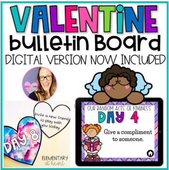 Preview of Valentine Bulletin Board - Random Acts of Kindness - Digital