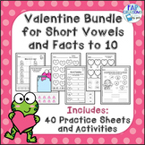 Valentine Bundle for Short Vowel CVC Words and Addition an