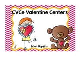Valentine CVCe Word Work Centers