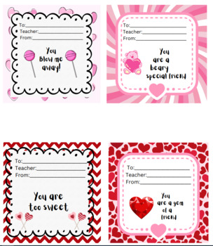 Valentine Candy Gram by The Basic Essential Classroom | TPT