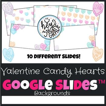 Valentine's Day Candy Hearts-Google Slides™ by Hey3rdGrade | TPT