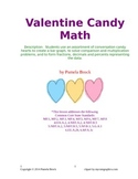 Valentine Candy Math Graphing and Computation