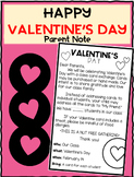 Valentine Card Exchange | Parent Letter