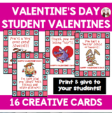Valentines Teacher to Student Cards