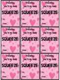 Valentine Cards--squishy toy