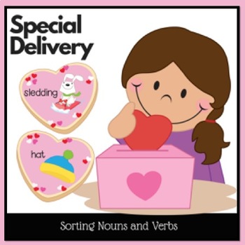 Preview of Valentine Center for Sorting Nouns and Verbs