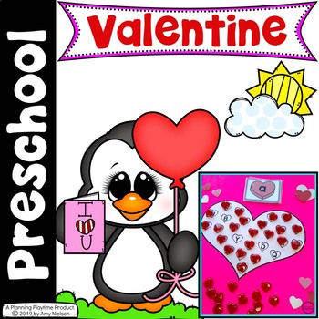 Preview of Valentine Centers - Preschool