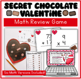 Valentine Chocolate Math Game Addition, Subtraction, Multi