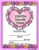 Valentine Cinquain Poem {Class Book}