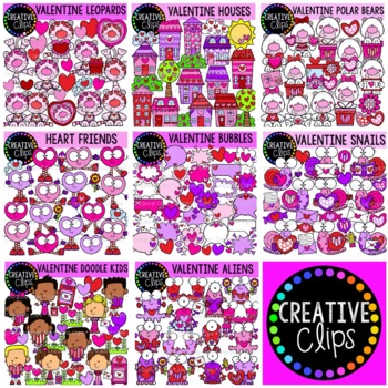 Preview of Valentine Clipart Vault ($38.00 Value)