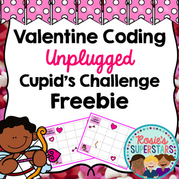 Preview of Valentine Coding Unplugged Freebie