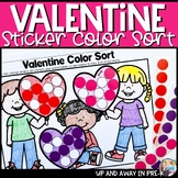 Valentine Color Sorting Activities - Fine Motor - Preschoo