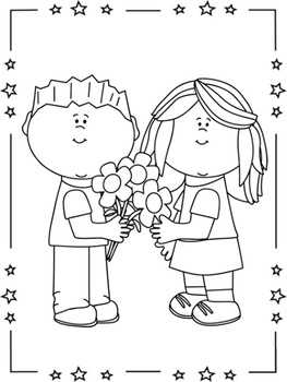 Valentine Coloring Pages by Miss P's PreK Pups | TpT