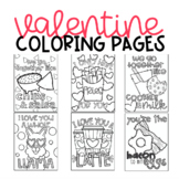 Valentine Coloring Sheets