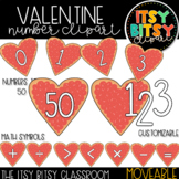 Valentine Cookie Number Clipart & Math Symbols - Numbers 0 to 50