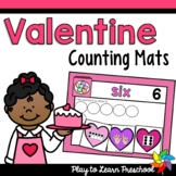 Valentines Day Math - Counting, Numbers for Preschool, Pre