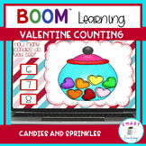 Valentine Counting Candies and Sprinkles BOOM Activity for