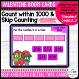 Valentine Counting within 1000 & Skip Counting BOOM™ Cards