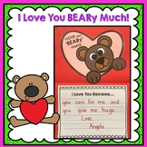 Valentine Craft, I love you Beary Much Craft