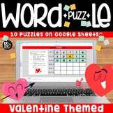 Valentine Critical Thinking Activities: 10 Wordle Word Puz
