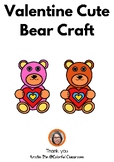 Valentine Cute Bear Craft