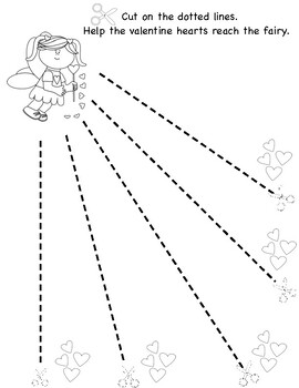 Valentine's Day Cutting And Pasting Practise Workbook for Preschoolers:  Scissor Skills for Toddlers 2-4 Years | Activity Book for Boys and Girls  with