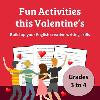 Preview of Valentines Day Special | English School Worksheet | Summer