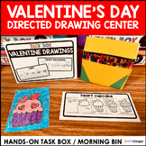 Valentine Directed Drawing Task Box for Morning Work or Centers